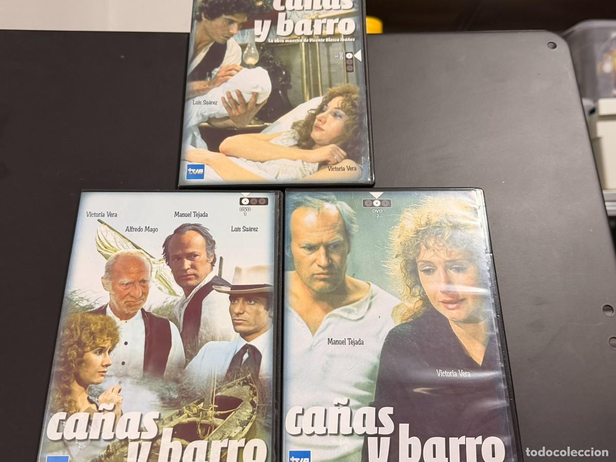 Series de TV: Rafael Romero Marchent ● Ca&ntilde;as y barro Miniserie ● 3x[DVD] slim