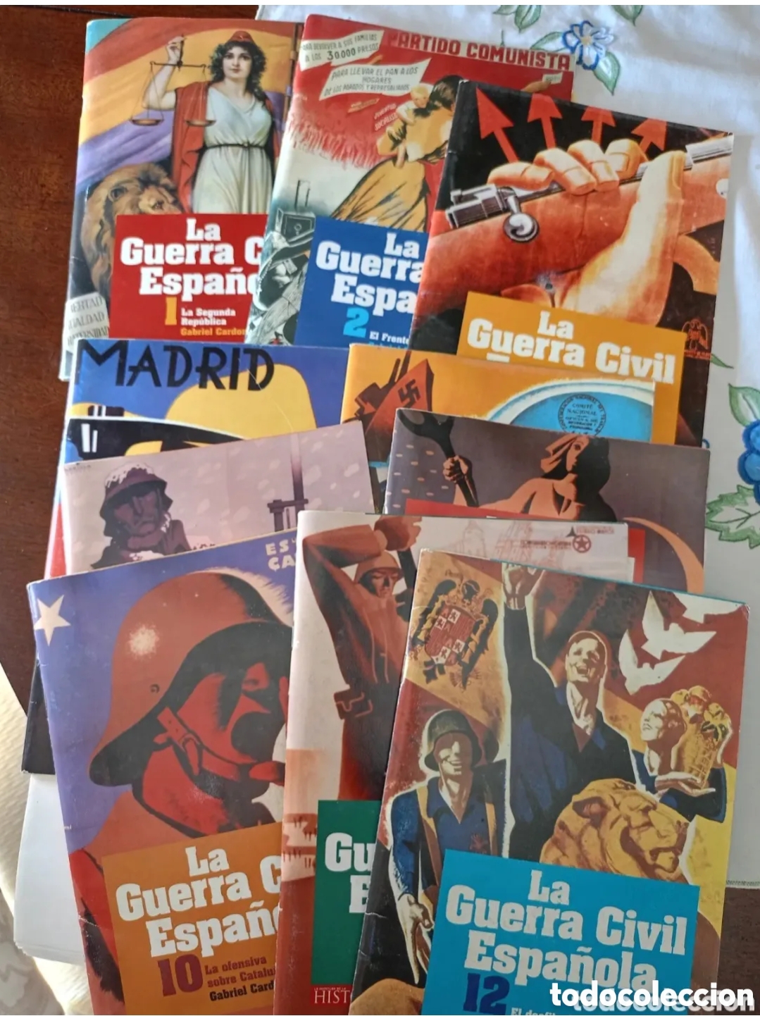 Serie di TV: Gran lote la guerra civil espa&ntilde;ola la aventura de la historia 10 DVDs+libro