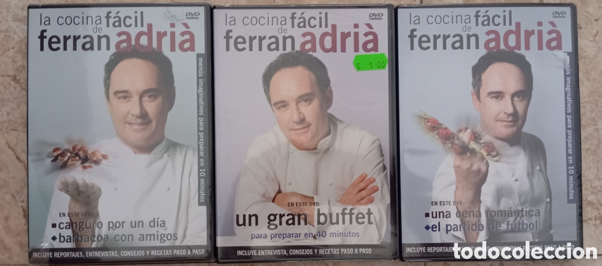 S&eacute;ries de TV: LOTE DVD LA COCINA FACIL DE FERRAN ADRIA