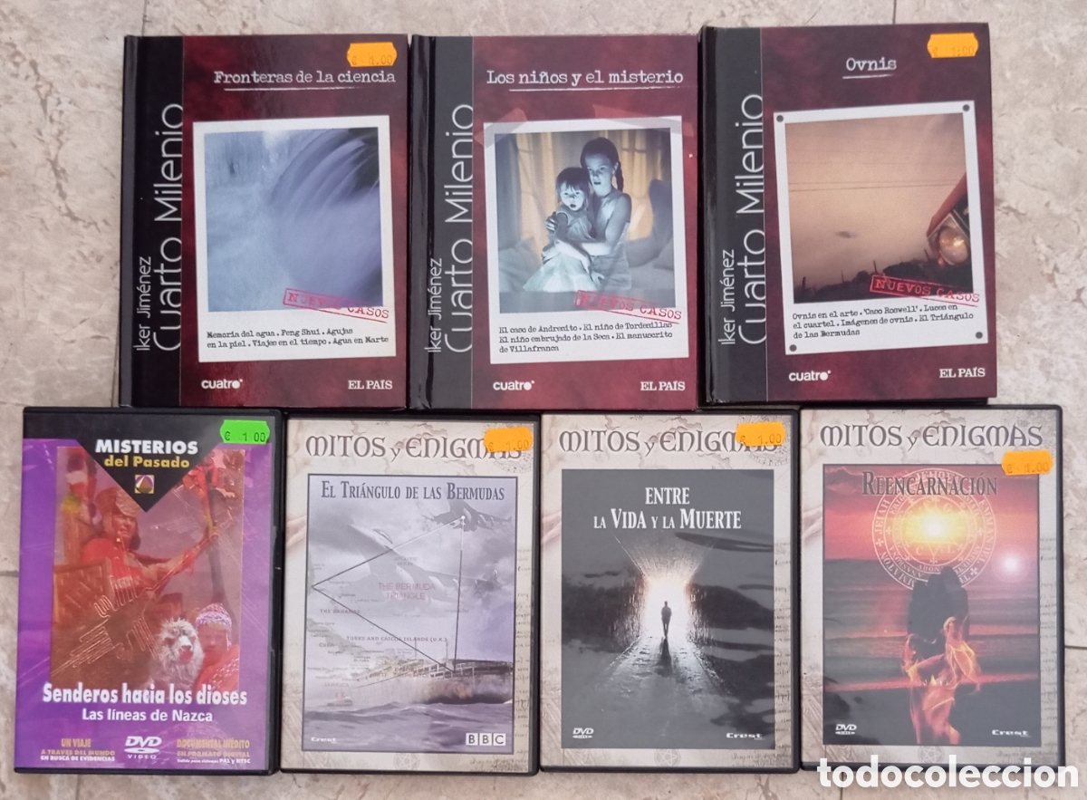 S&eacute;ries de TV: LOTE DVD MITOS Y ENIGMAS CUARTO MILENIO