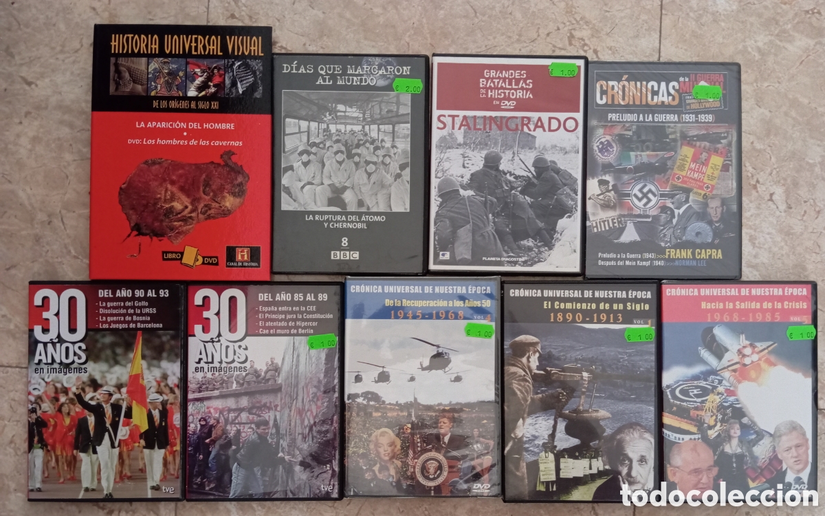 Series de TV: LOTE DVD HISTORIA UNIVERSAL - Foto 1