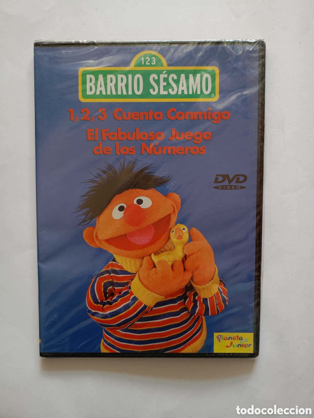 TV Series: BARRIO SESAMO - 1,2,3 CUENTA CONMIGO / EL FABULOSO JUEGO DE LOS NUMEROS - (PRECINTADO). DVD