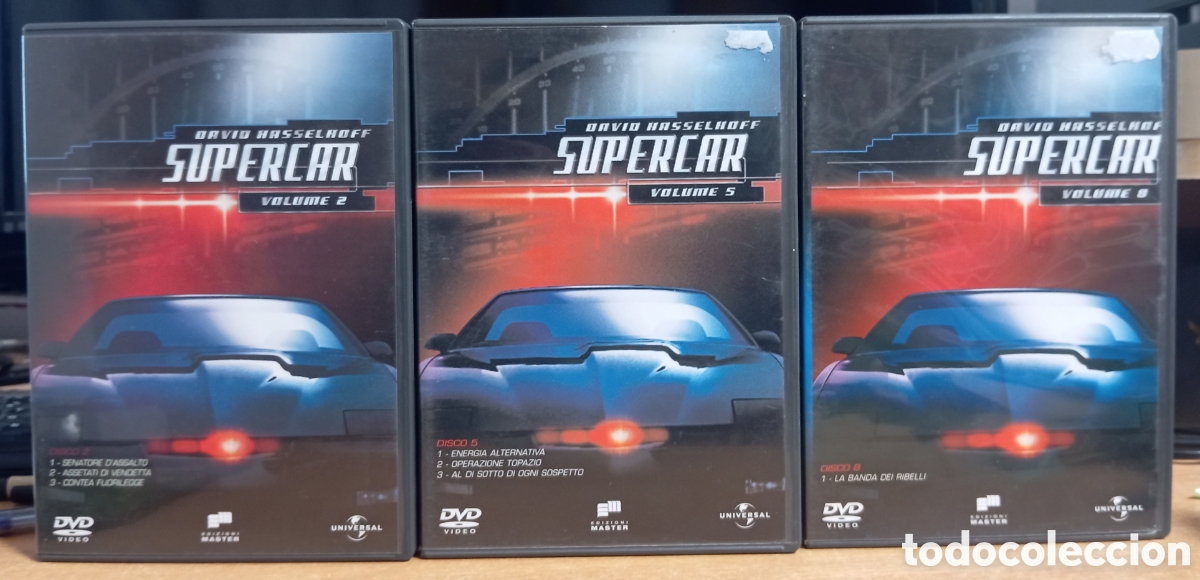 TV Series: DVD COCHE FANTASTICO SUPERCAR EN ITALIANO INGLES