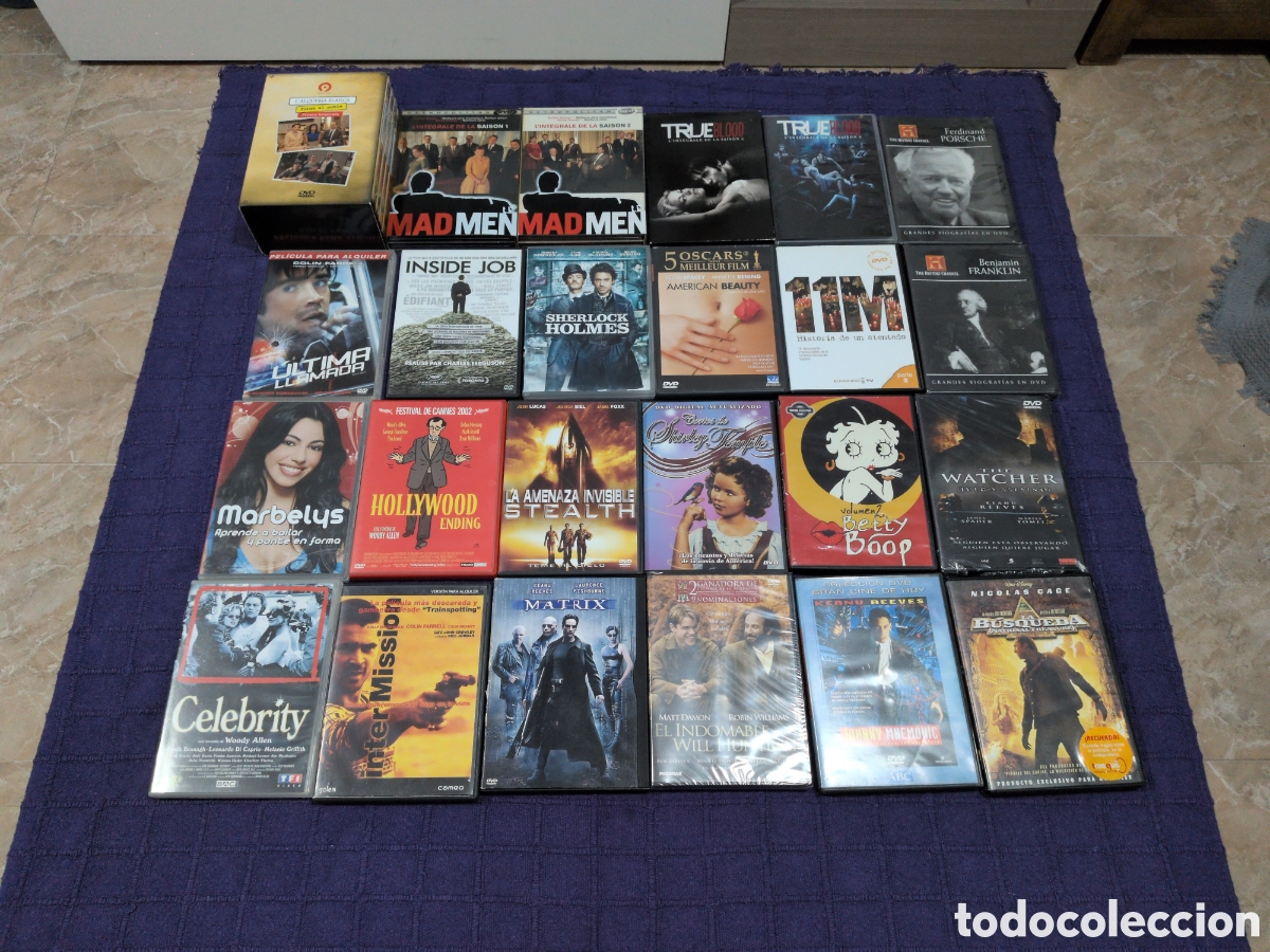 TV Series: Lote de pel&iacute;culas y series en DVD original