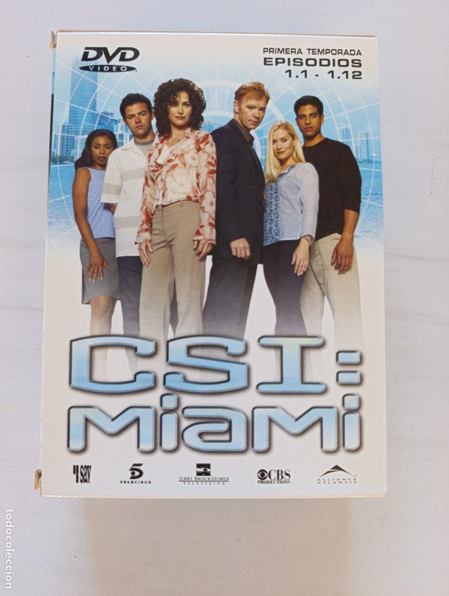 Fernsehserien: DVD CSI: MIAMI - PRIMERA TEMPORADA - EPISODIOS 1.1 - 1.12 - TEMPORADA 1 (9Vw)