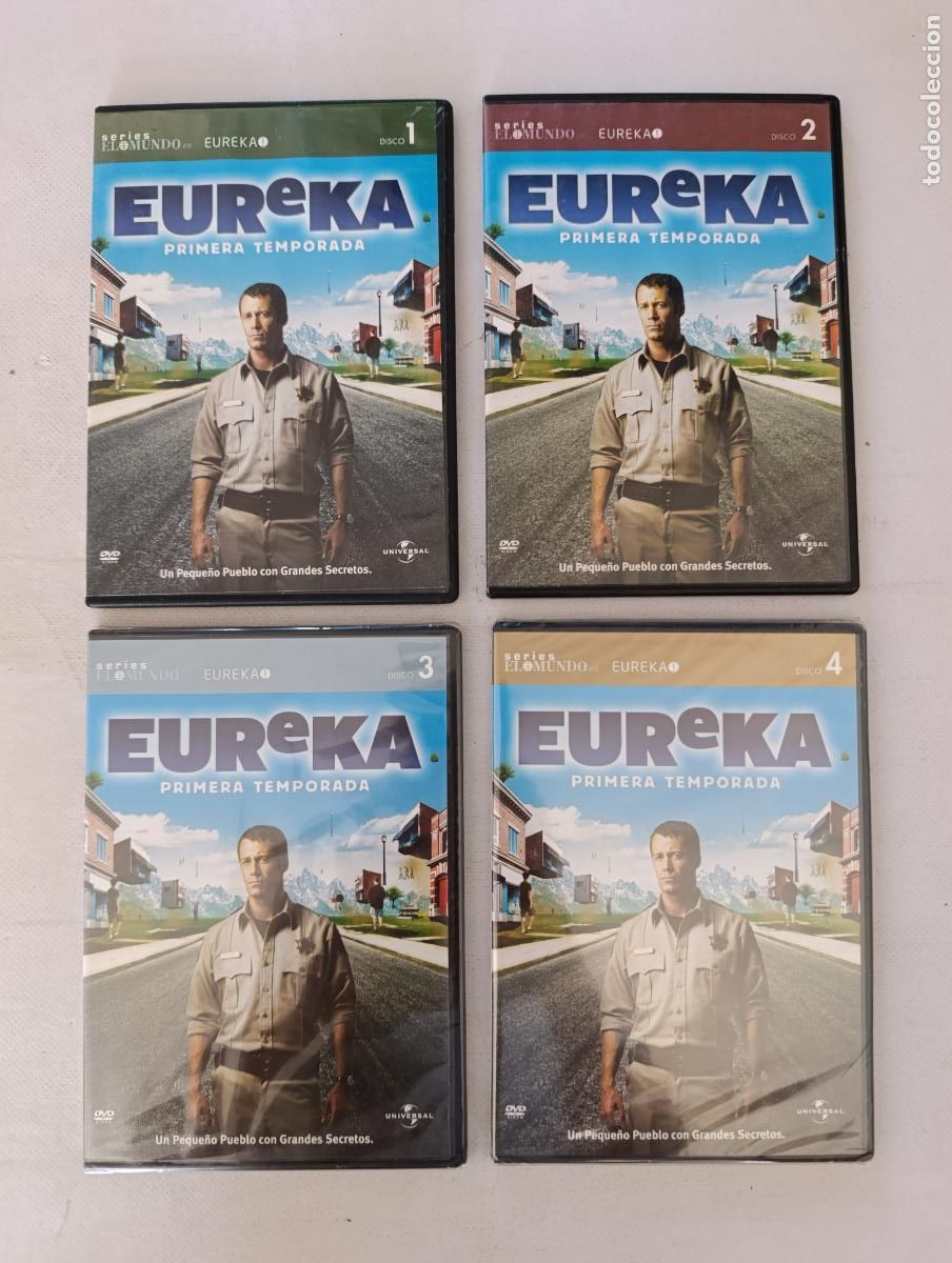 Series de TV: DVD EUREKA - PRIMERA TEMPORADA (1) - DISCOS 1, 2, 3 Y 4 (9Kw)