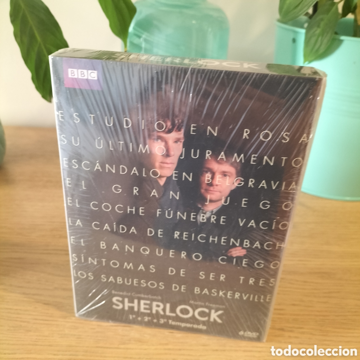 Series de TV: SHERLOCK - SERIE BBC TRES PRIMERAS TEMPORADAS CON 6 DVDs - TOTALMENTE NUEVA Y PRECINTADA