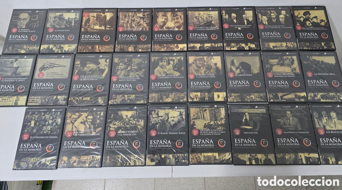 Series de TV: 26 dvd precintados Espa&ntilde;a en la memoria