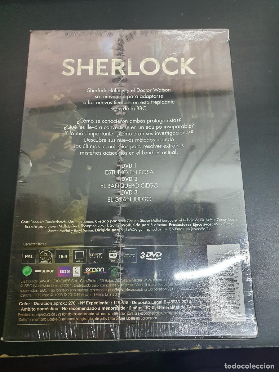 Series de TV: Sherlock - Temporada 1 DVD Nuevo - Foto 2