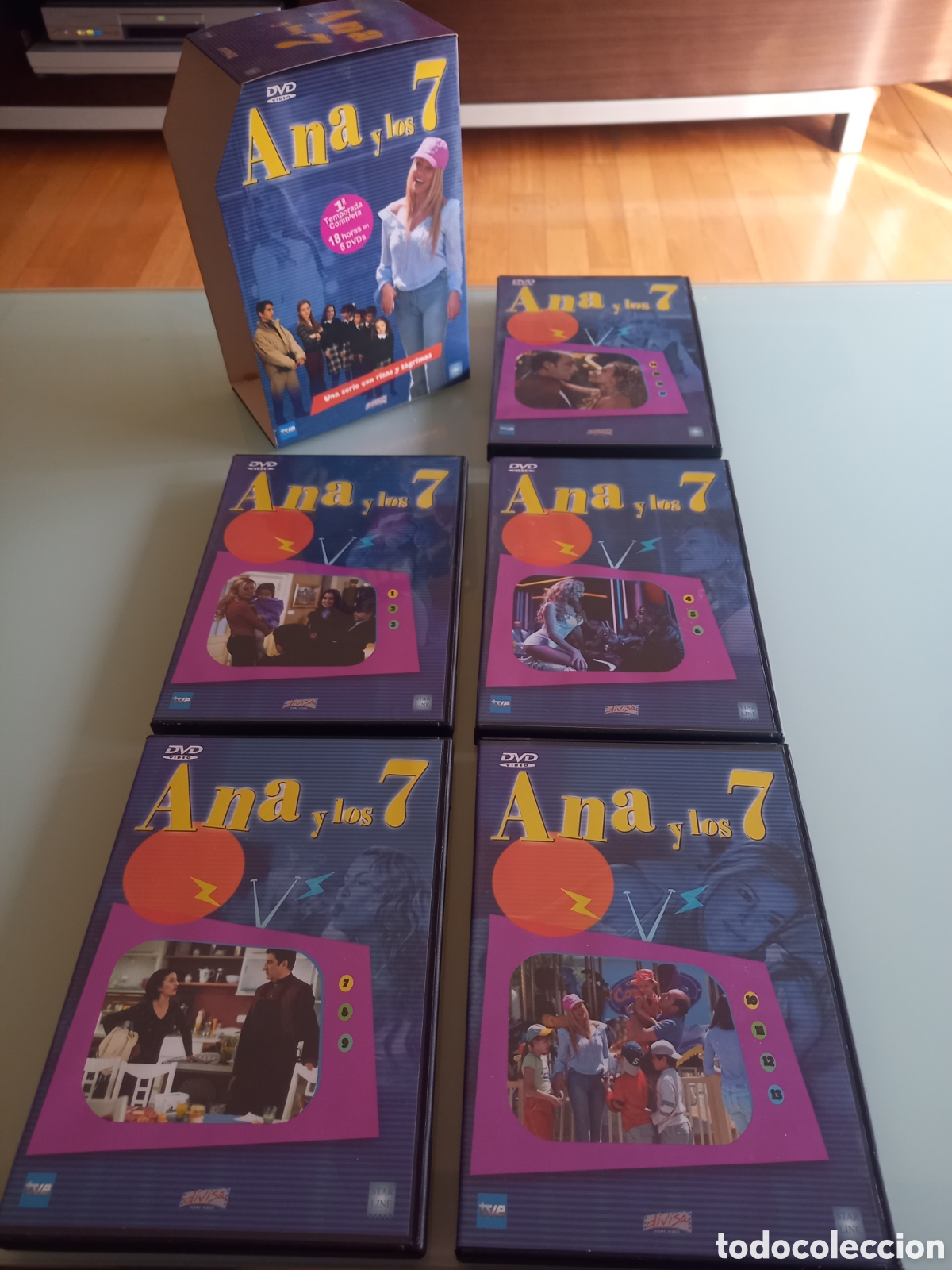 Series de TV: Pack DVD Ana y los 7 - 1&ordf; Temporada Completa (5 DVDs) - Edici&oacute;n Divisa / RTVE - &iexcl;Como nuevo!