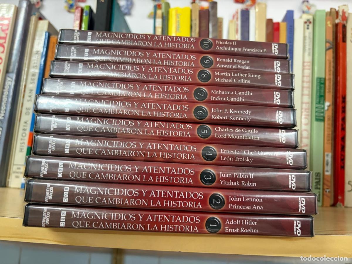 Series de TV: Magnicidios y atentados que cambiaron la historia. Colecci&oacute;n de 10 DVD BBC Oc&eacute;ano Multimedia