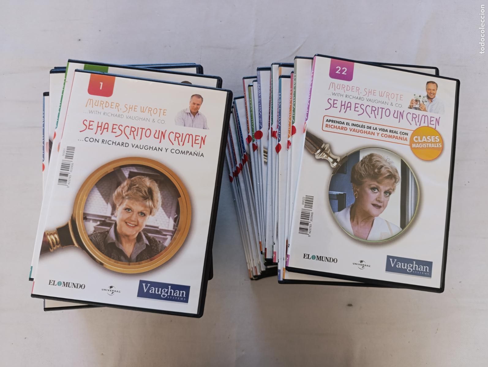 Series de TV: DVD SE HA ESCRITO UN CRIMEN - N&ordm; 1 A 40 - EL MUNDO, VAUGHAN - APRENDA INGLES - CAJAS SLIM (144)