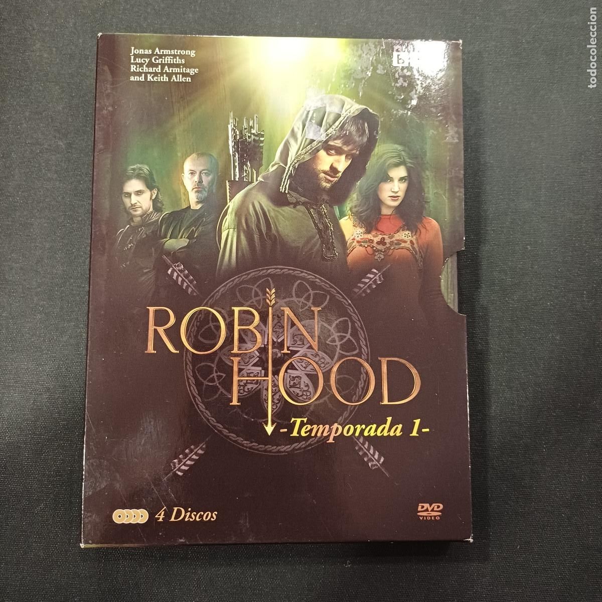 Series de TV: ROBIN HOOD/TEMPORADA 1/DVD 4 DISCOS.