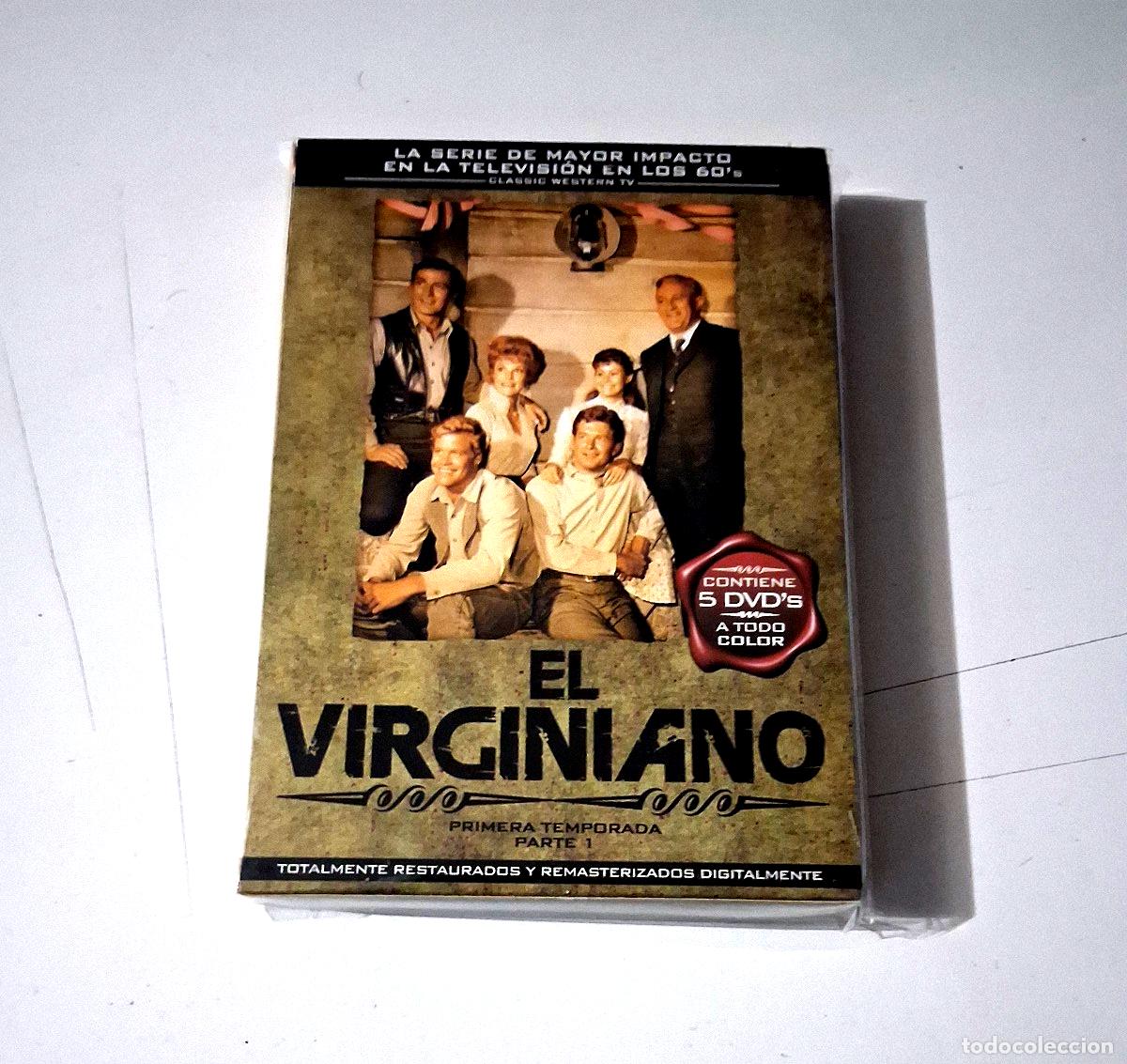 Series de TV: DVD &rdquo;EL VIRGINIANO 1 PRIMERA TEMPORADA PARTE 1&rdquo; 5DVD REMASTERIZADO