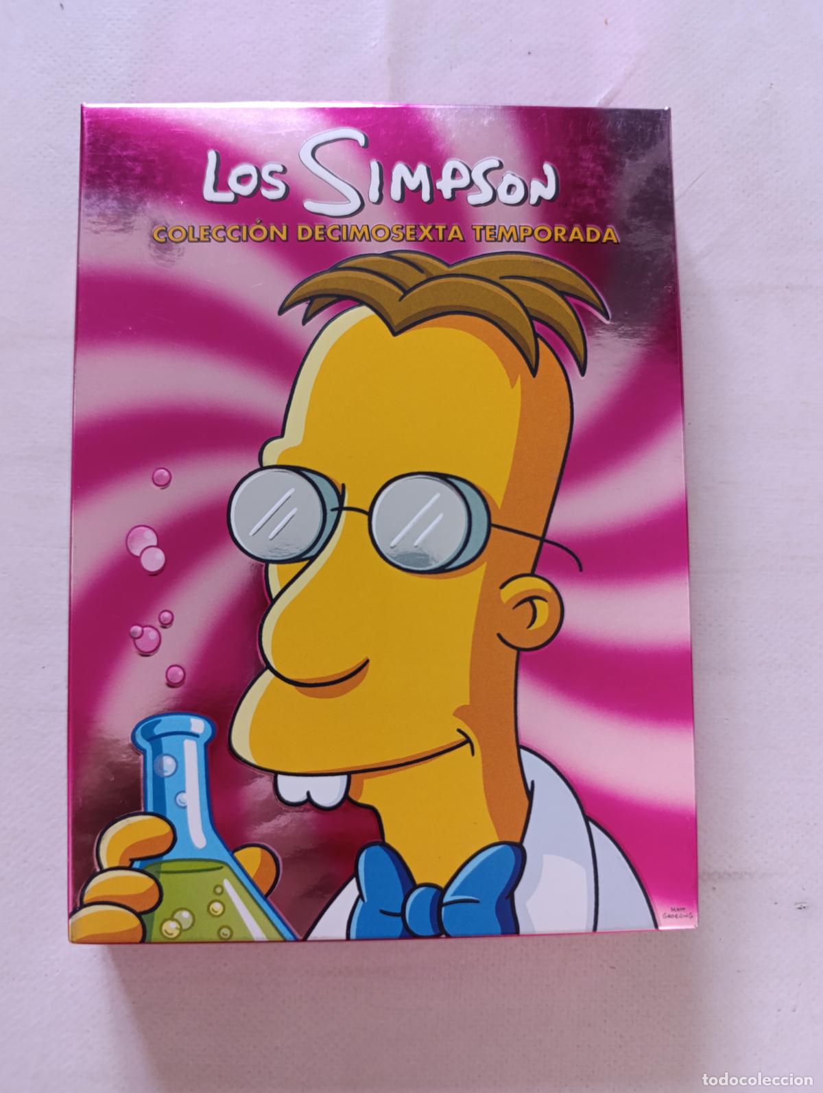 Series de TV: DVD LOS SIMPSON - COLECCION DECIMOSEXTA TEMPORADA (16) - 4 DISCOS (350)
