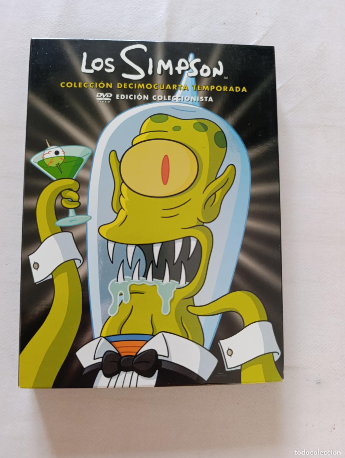 Series de TV: DVD LOS SIMPSON - COLECCION DECIMOCUARTA TEMPORADA (14) - EDICION COLECCIONISTA - 4 DISCOS (350)
