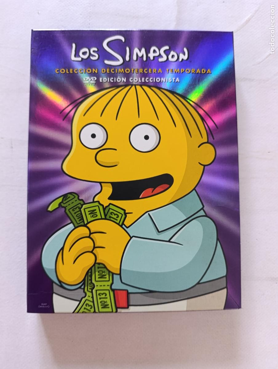 Series de TV: DVD LOS SIMPSON - COLECCION DECIMOTERCERA TEMPORADA (13) - EDICION COLECCIONISTA - 4 DISCOS (350)