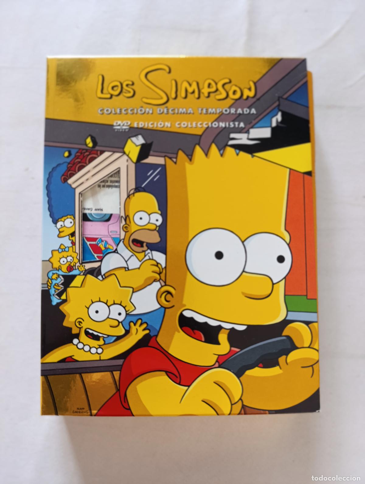 Series de TV: DVD LOS SIMPSON - COLECCION DECIMA TEMPORADA (10) - EDICION COLECCIONISTA - 4 DISCOS (351v)