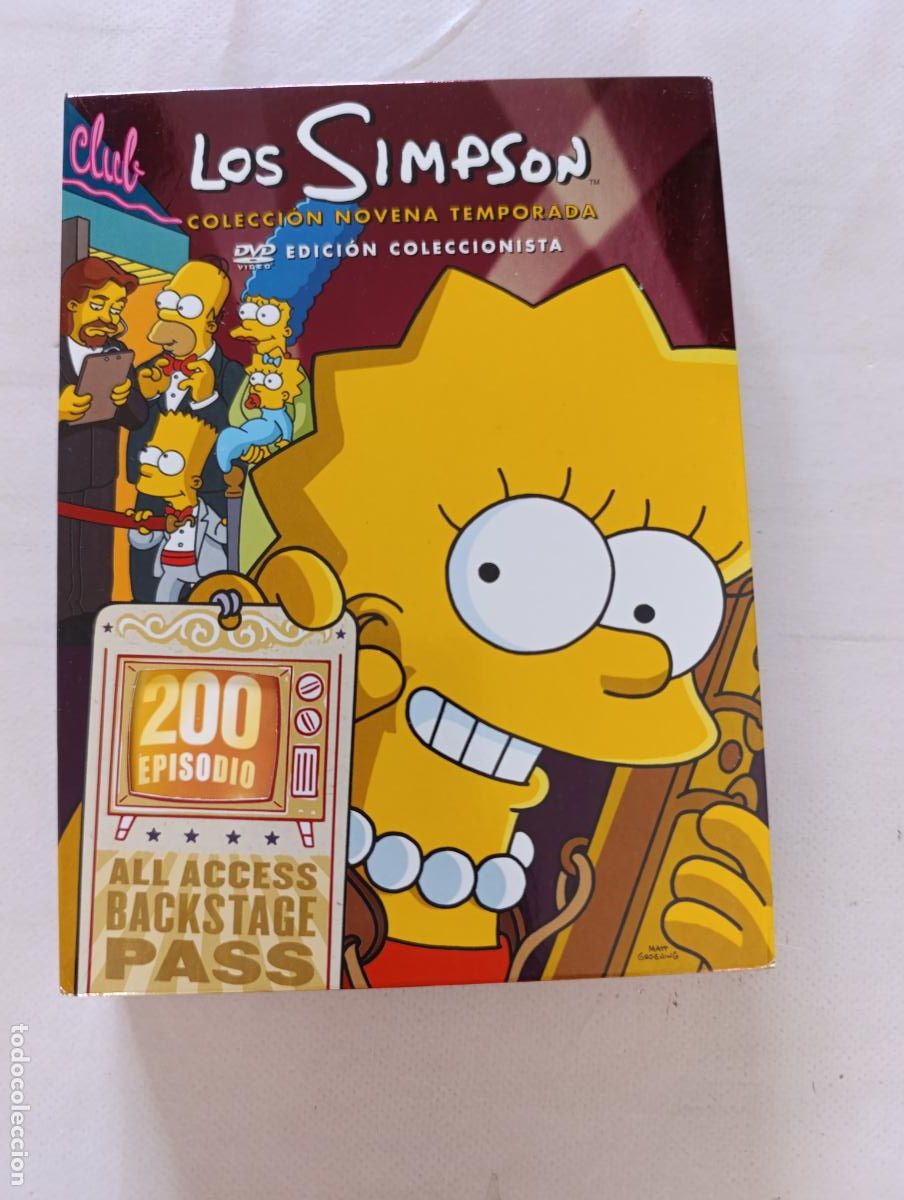 Series de TV: DVD LOS SIMPSON - COLECCION NOVENA TEMPORADA (9) - EDICION COLECCIONISTA - 4 DISCOS (351A)
