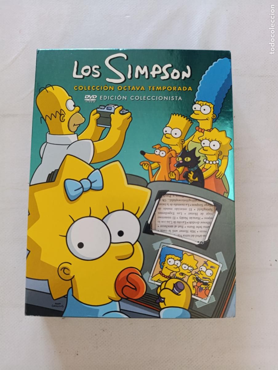 Series de TV: DVD LOS SIMPSON - COLECCION OCTAVA TEMPORADA (8) - EDICION COLECCIONISTA - 4 DISCOS (351A)