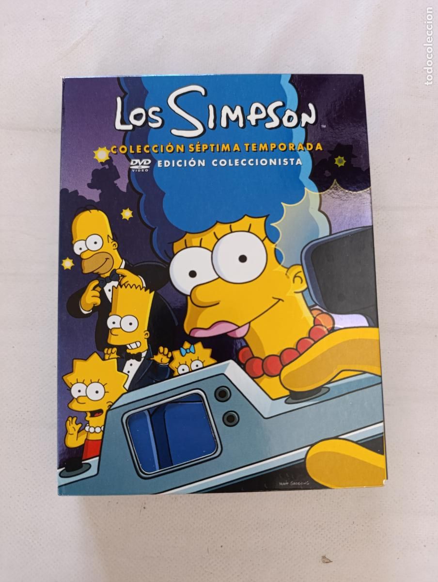 Series de TV: DVD LOS SIMPSON - COLECCION SEPTIMA TEMPORADA (7) - EDICION COLECCIONISTA - 4 DISCOS (351Aw)