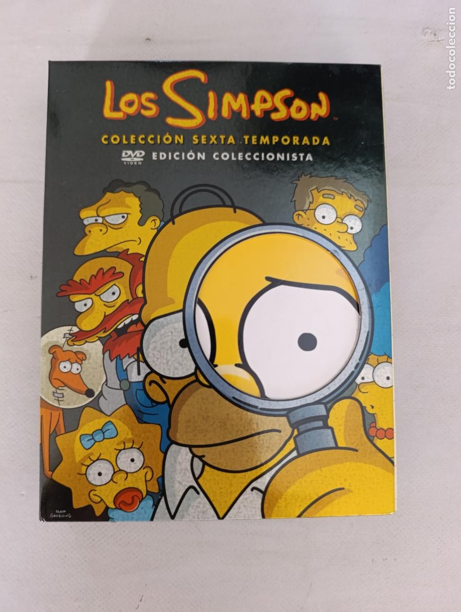 Series de TV: DVD LOS SIMPSON - COLECCION SEXTA TEMPORADA (6) - EDICION COLECCIONISTA - 4 DISCOS (351Aw)