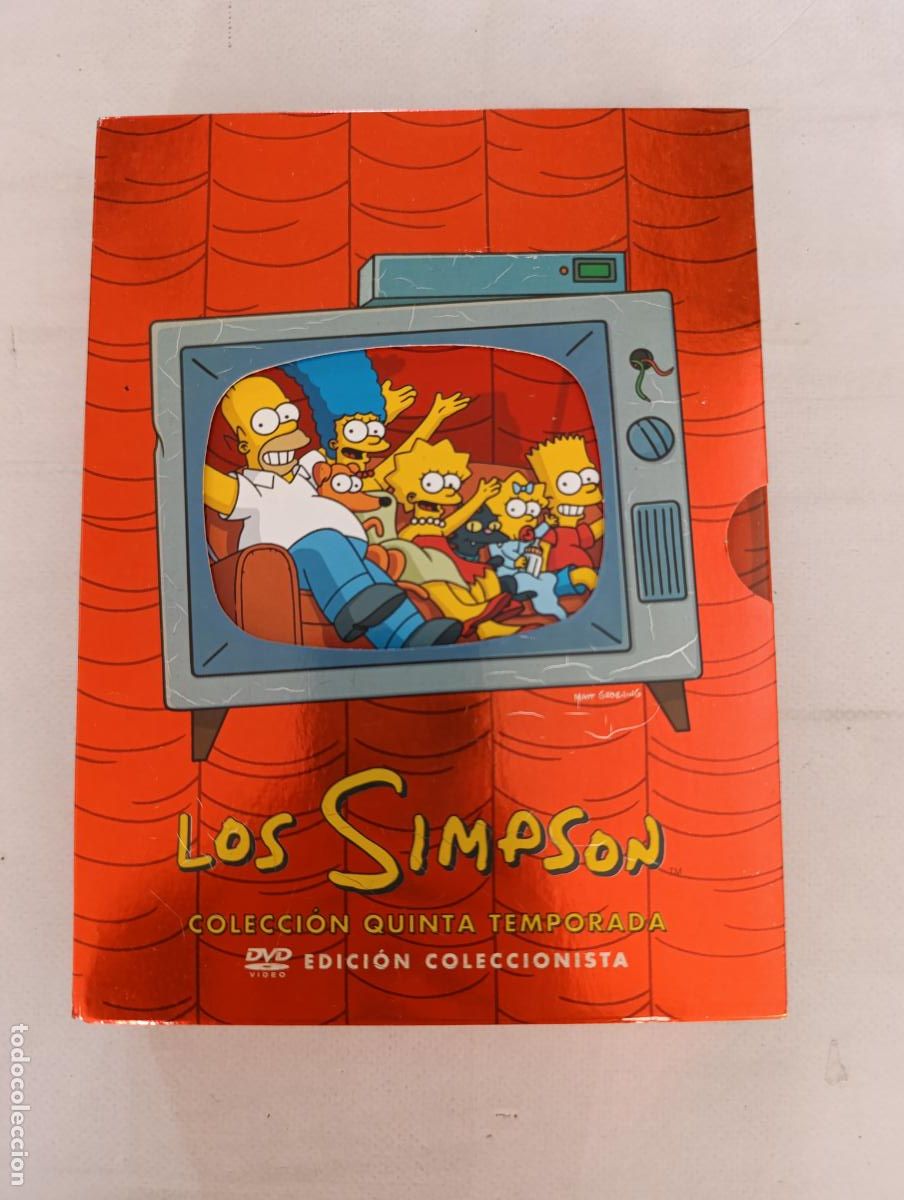 Series de TV: DVD LOS SIMPSON - COLECCION QUINTA TEMPORADA (5) - EDICION COLECCIONISTA - 4 DISCOS (351A)