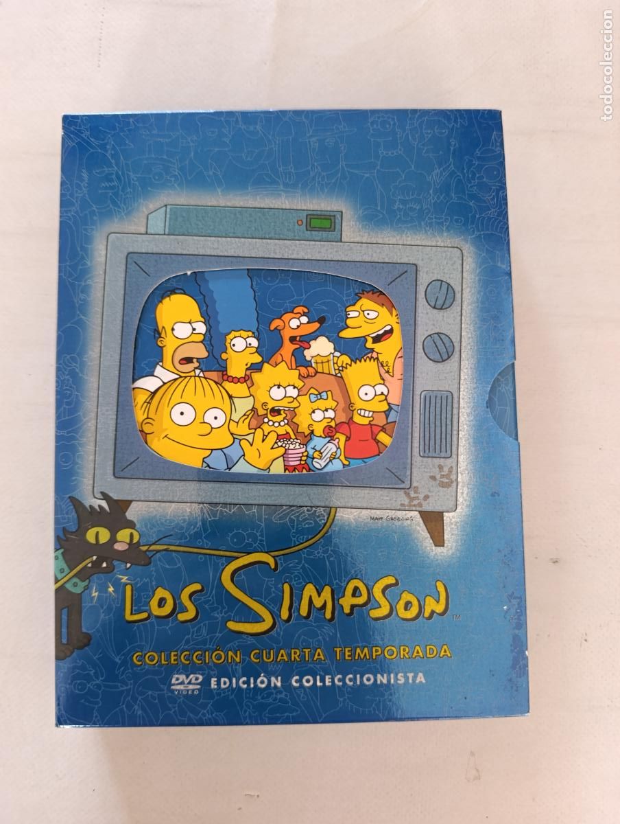 Series de TV: DVD LOS SIMPSON - COLECCION CUARTA TEMPORADA (4) - EDICION COLECCIONISTA - 4 DISCOS (351A)