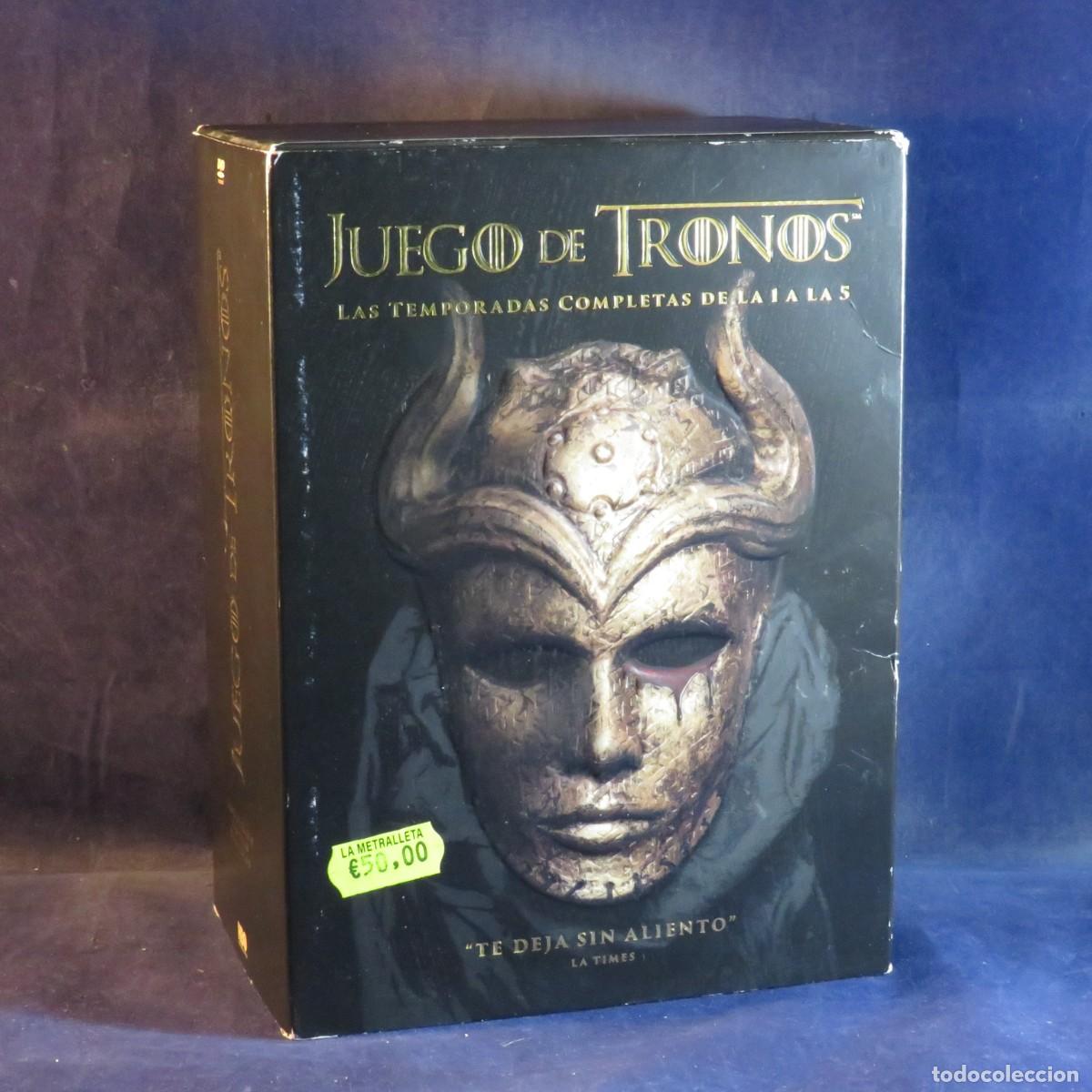 Series de TV: JUEGO DE TRONOS - LAS TEMPORADAS COMPLETAS DE LA 1 A LA 5 - 25 DVD