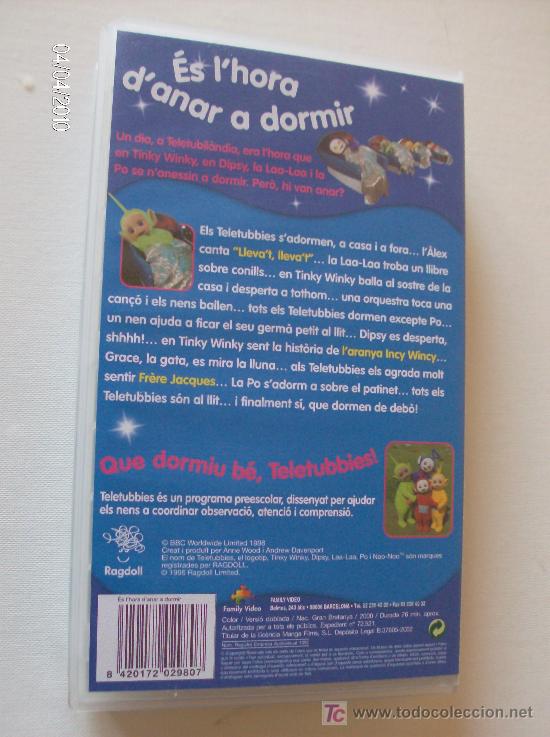 Series de TV: PELICULA VHS TELETUBBIES &rdquo;ES LHORA DANAR A DORMIR&rdquo; - Foto 2
