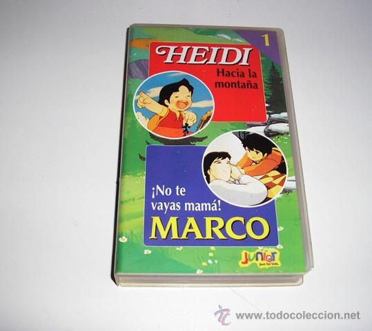 Series de TV: HEIDI Y MARCO N&ordm; 1 PELICULA VHS INFANTIL - Foto 1
