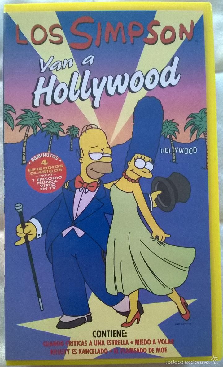 Series de TV: Los Simpson van a Hollywood - VHS - 4 Episodios - Foto 1
