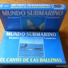 Series de TV: 2 AVENTURAS DEL MUNDO SUBMARINO DE JACQUES COUSTEAU, 3 & 24 - 2 VHS