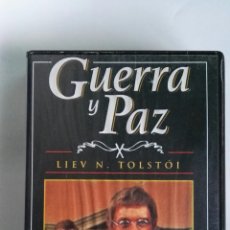 Series de TV: GUERRA Y PAZ N° 5 LIEV N. TOLSTOI ANTHONY HOPKINS 1998 VHS. Lote 116072675