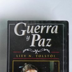 Series de TV: GUERRA Y PAZ N° 10 LIEV N. TOLSTOI ANTHONY HOPKINS 1998 VHS. Lote 116072854