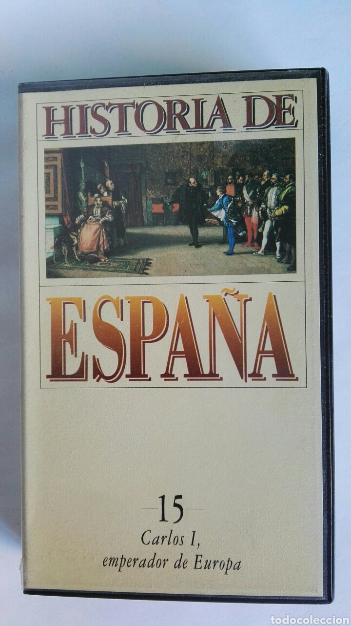 HISTORIA DE ESPAÑA N° 15 CARLOS I, EMPERADOR DE EUROPA (Series TV en VHS )