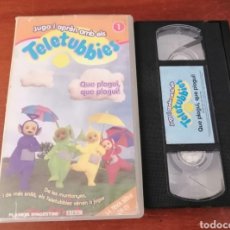Series de TV: VHS TELETUBBIES CATALÁN CATALÀ QUE PLOGUI, QUE PLOGUI!. Lote 180912880