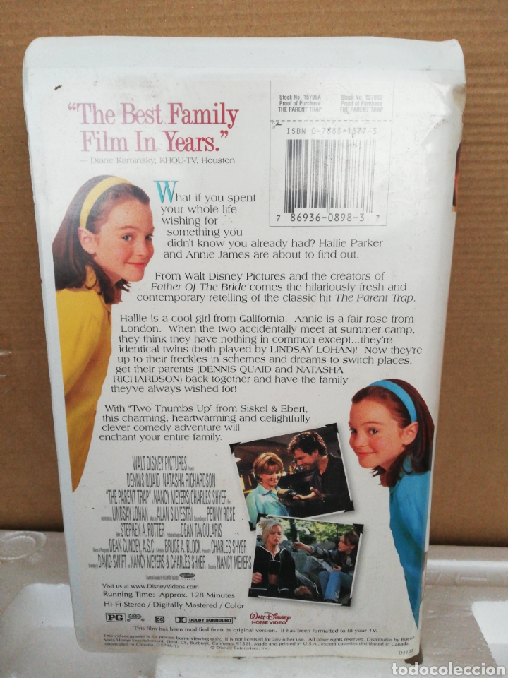 Series de TV: The parent trap VHS - Foto 2
