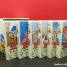 Series de TV: BONITO ESTUCHE DE PELÍCULAS EN VHS DE ASTÉRIX Y OBELIX UDERZO FILMAX 1988. Lote 247945885