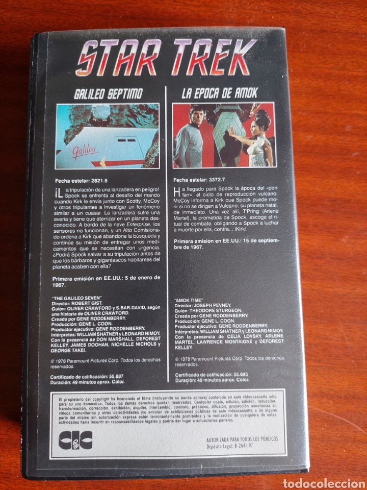 Series de TV: Star Trek: Galileo s&eacute;ptimo / La &eacute;poca de Amok - Foto 3