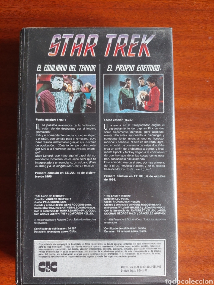 Series de TV: Star Trek: El equilibrio del terror / El propio enemigo - Foto 3