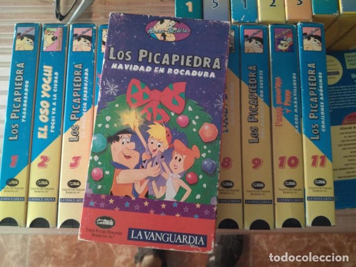 LOS PICAPIEDRA VHS - COLECCIÓN 12 CINTAS - COMPLETA COLECCIÓN COMPLETA DE 12 CINTAS LA VANGUARDIA (Series TV en VHS )