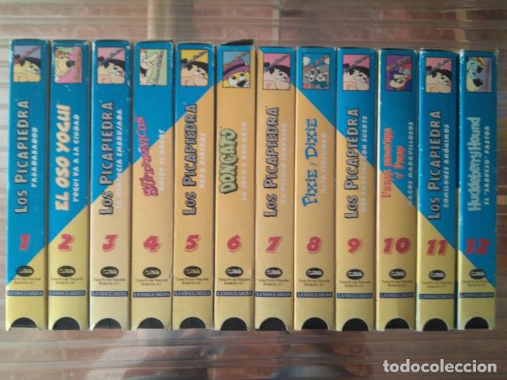 Series de TV: LOS PICAPIEDRA VHS - Colección 12 CINTAS - COMPLETA Colección completa de 12 Cintas LA VANGUARDIA - Foto 2 - 302635333