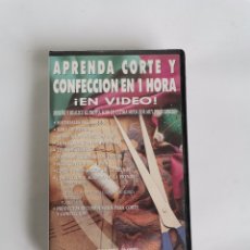 Series de TV: APRENDA CORTE Y CONFECCIÓN EN 1 HORA VHS VIDEO. Lote 307439883