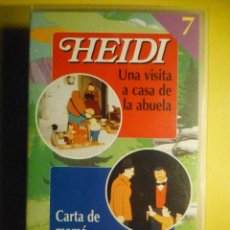 Series de TV: VHS - DIBUJOS ANIMADOS - Nº 7 HEIDI - UNA VISITA A LA CASA DE LA ABUELA - MARCO - CARTA DE MAMÁ