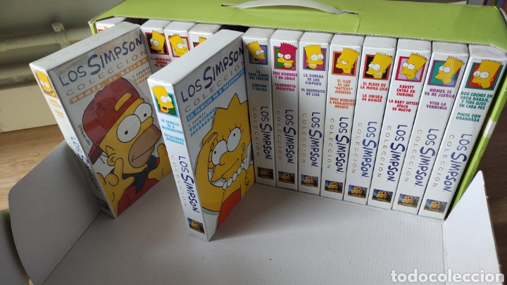 Series de TV: Pack original Los Simpsons Colecci&oacute;n, 14 VHS - Foto 1