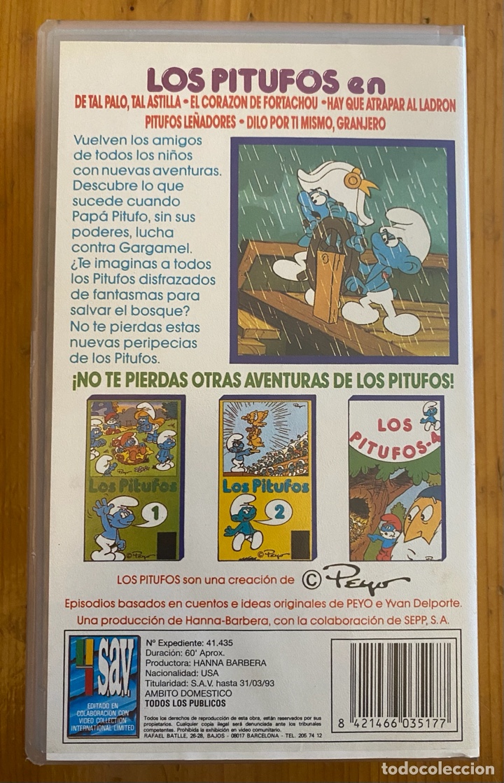 Series de TV: VHS Los Pitufos 3 - Foto 2