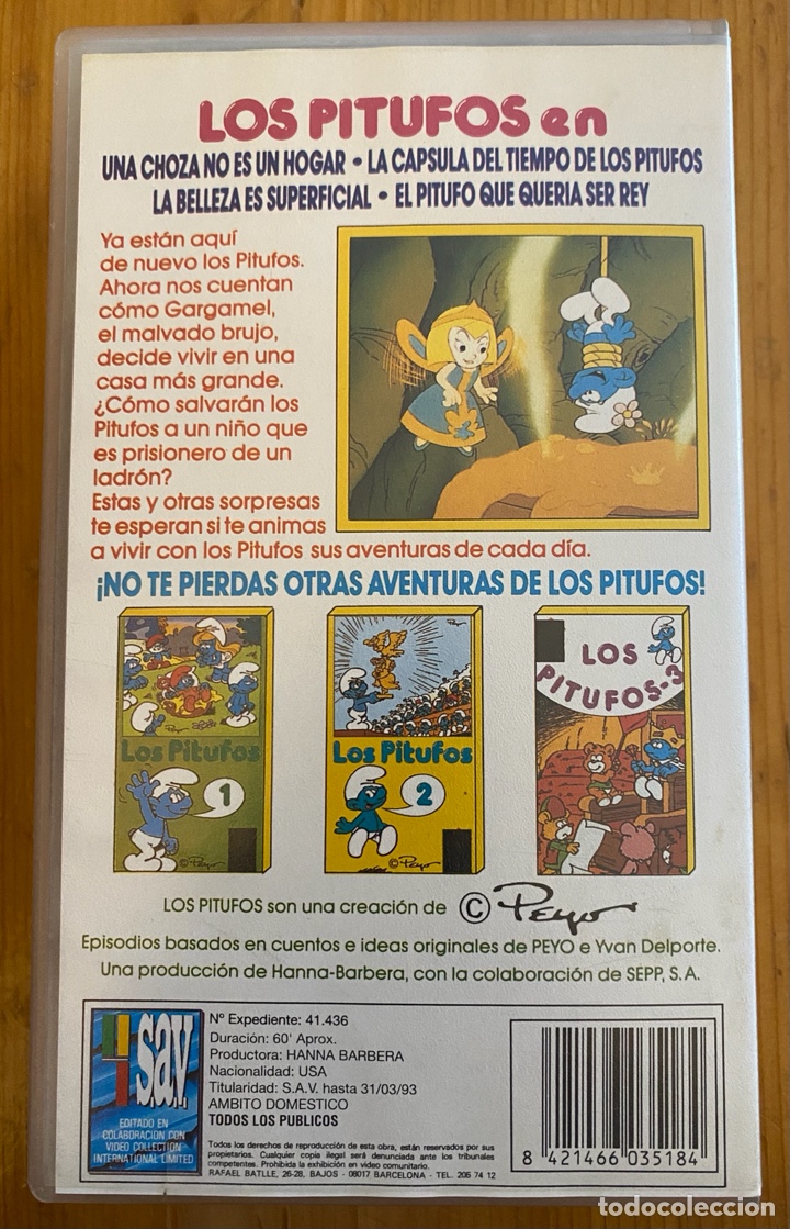 Series de TV: VHS Los Pitufos 4 - Foto 2