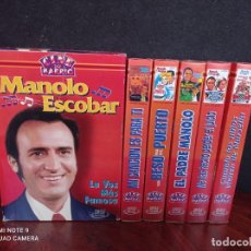 Series de TV: CINCO VHS DE MANOLO ESCOBAR, CINE DE BARRIO