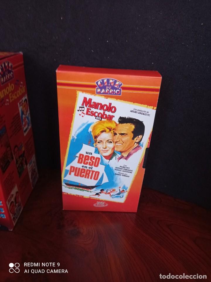 Series de TV: CINCO VHS DE MANOLO ESCOBAR, CINE DE BARRIO - Foto 3